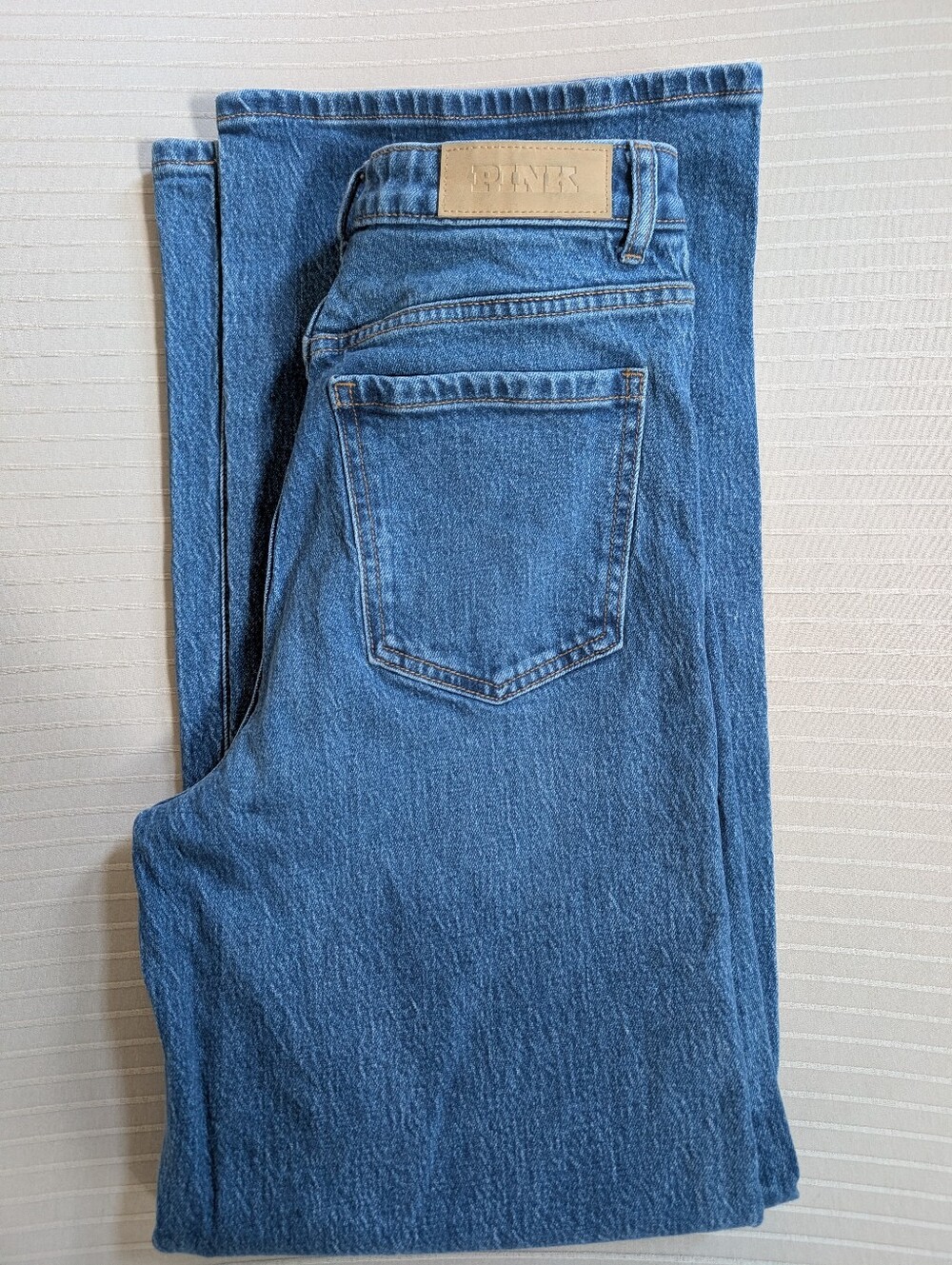 PINK Victoria's Secret Women's Medium Blue Wide Leg Jeans Size 6